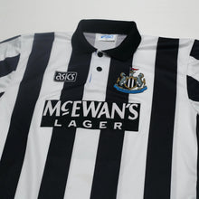 Load image into Gallery viewer, 1993/95 Cole #9 Newcastle United Vintage Asics Home Football Shirt (XL)
