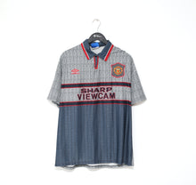 Load image into Gallery viewer, 1995/96 CANTONA #7 Manchester United Vintage Umbro Away Football Shirt (XL)
