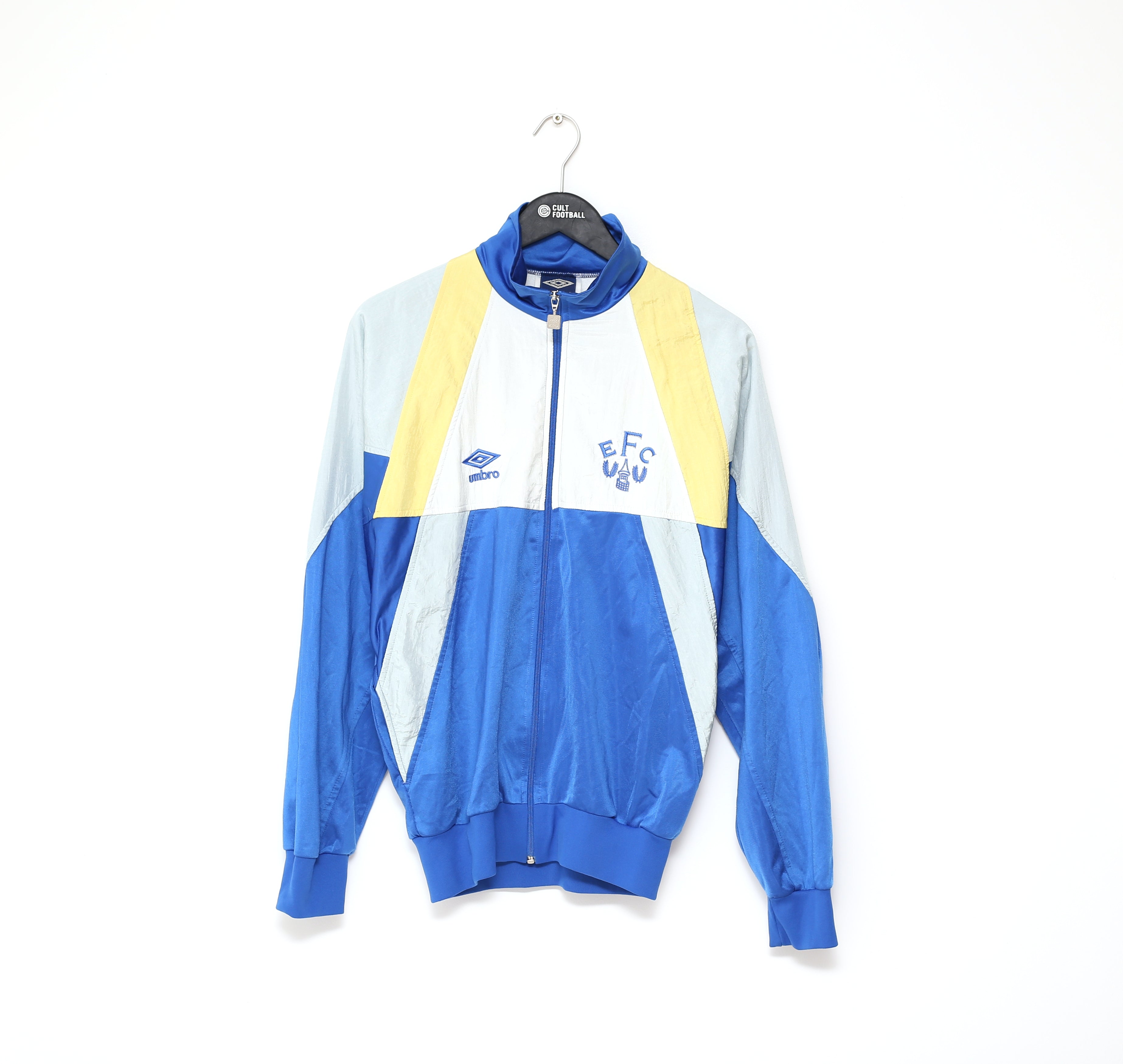 1991 93 EVERTON Vintage Umbro Football Track Top Jacket S M Cult Football