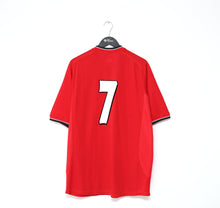 Load image into Gallery viewer, 2000/02 CANTONA #7 Manchester United Vintage Umbro (XL) Ryan Giggs Testimonial Shirt 2001
