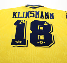 Load image into Gallery viewer, 1991/95 KLINSMANN #18 Tottenham Hotspur Vintage Umbro Away Football Shirt (M)
