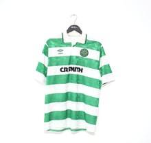 Load image into Gallery viewer, 1989/91 CELTIC Vintage Umbro Home Football Shirt Jersey (XL) Nicholas, Collins

