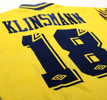 Load image into Gallery viewer, 1991/95 KLINSMANN #18 Tottenham Hotspur Vintage Umbro Away Football Shirt (M)
