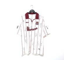 Load image into Gallery viewer, 2002/03 DI CANIO #10 West Ham United FILA Away SIGNED Football Shirt (L) BNWOT
