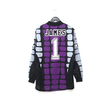 Load image into Gallery viewer, 1994/96 JAMES #1 Liverpool Vintage adidas GK Football Shirt Jersey (M)
