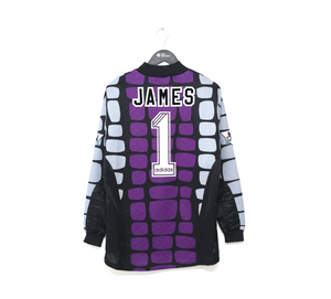 1994/96 JAMES #1 Liverpool Vintage adidas GK Football Shirt Jersey (M)