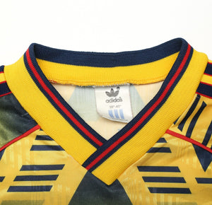 1991/93 ARSENAL Vintage adidas Bruised Banana Away Football Shirt (M)