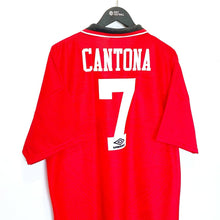 Load image into Gallery viewer, 1994/96 CANTONA #7 Manchester United Vintage Umbro Home Football Shirt (XXL)
