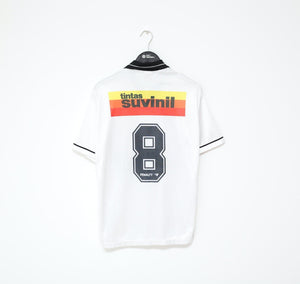 1996 EDMUNDO #8 Corinthians Vintage Penalty Home Football Shirt Jersey (M)