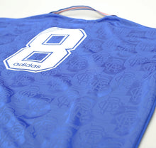Load image into Gallery viewer, 1996/97 GASCOIGNE #8 Rangers Vintage adidas Home Football Shirt Jersey (XXL)

