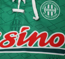 Load image into Gallery viewer, 1994/95 AS SAINT-ETIENNE Vintage Lotto Long Sleeve Football Shirt Jersey (L)
