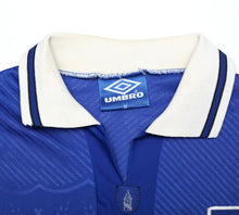 Load image into Gallery viewer, 1993/95 AMOKACHI #11 Everton Vintage Umbro HOME Football Shirt (M)
