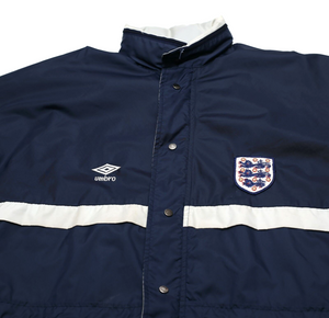 1986 ENGLAND Vintage Umbro Training Rain Jacket (M) Bobby Robson Era