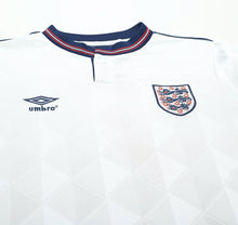 Load image into Gallery viewer, 1987/90 ROBSON #7 England Retro Umbro Home Football Shirt (S) EURO 88
