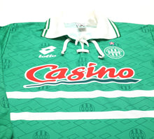 Load image into Gallery viewer, 1994/95 AS SAINT-ETIENNE Vintage Lotto Long Sleeve Football Shirt Jersey (L)
