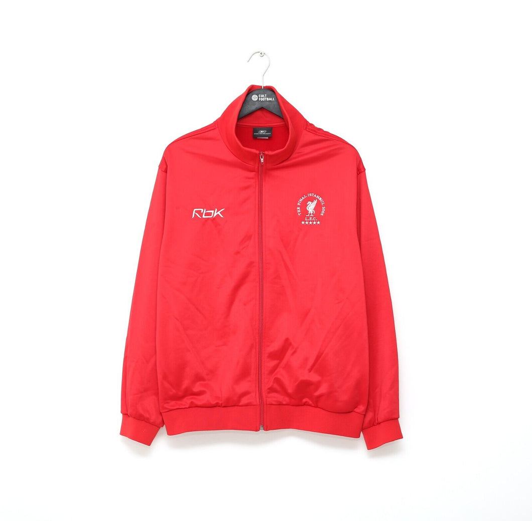 2004/05 LIVERPOOL Vintage Reebok UCL Final Football Jacket Track Top (L)