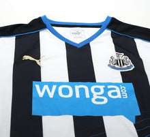 Load image into Gallery viewer, 2015/16 NEWCASTLE UNITED Vintage PUMA Long Sleeve Home Football Shirt (L)
