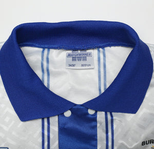 1994/95 BURY FC Vintage Matchwinner Home Football Shirt 34/36 (S)