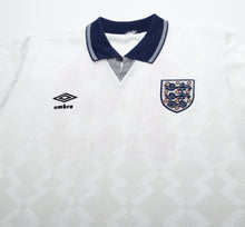 Load image into Gallery viewer, 1990/92 GASCOIGNE #19 England Vintage Umbro Home Football Shirt (M) Italia 90
