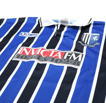 Load image into Gallery viewer, 1995/96 #4 GILLINGHAM Vintage Olympic Home Match Worn/Issued Football Shirt (XL)
