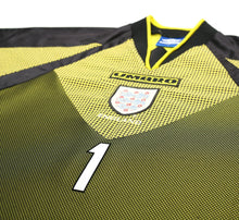 Load image into Gallery viewer, 1998/99 SEAMAN #1 England Vintage Umbro GK Football Shirt (Y/S) World Cup 98
