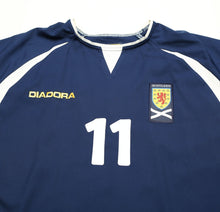 Load image into Gallery viewer, 2003/05 McFADDEN #11 Scotland Vintage Diadora Home Football Shirt (L) Everton
