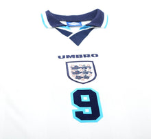 Load image into Gallery viewer, 1995/97 SHEARER #9 England Vintage Umbro Home Football Shirt (XL) Euro 96
