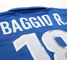 Load image into Gallery viewer, 1998/99 BAGGIO .R #18 Italy Vintage Nike Home Football Shirt (XL) WC 98
