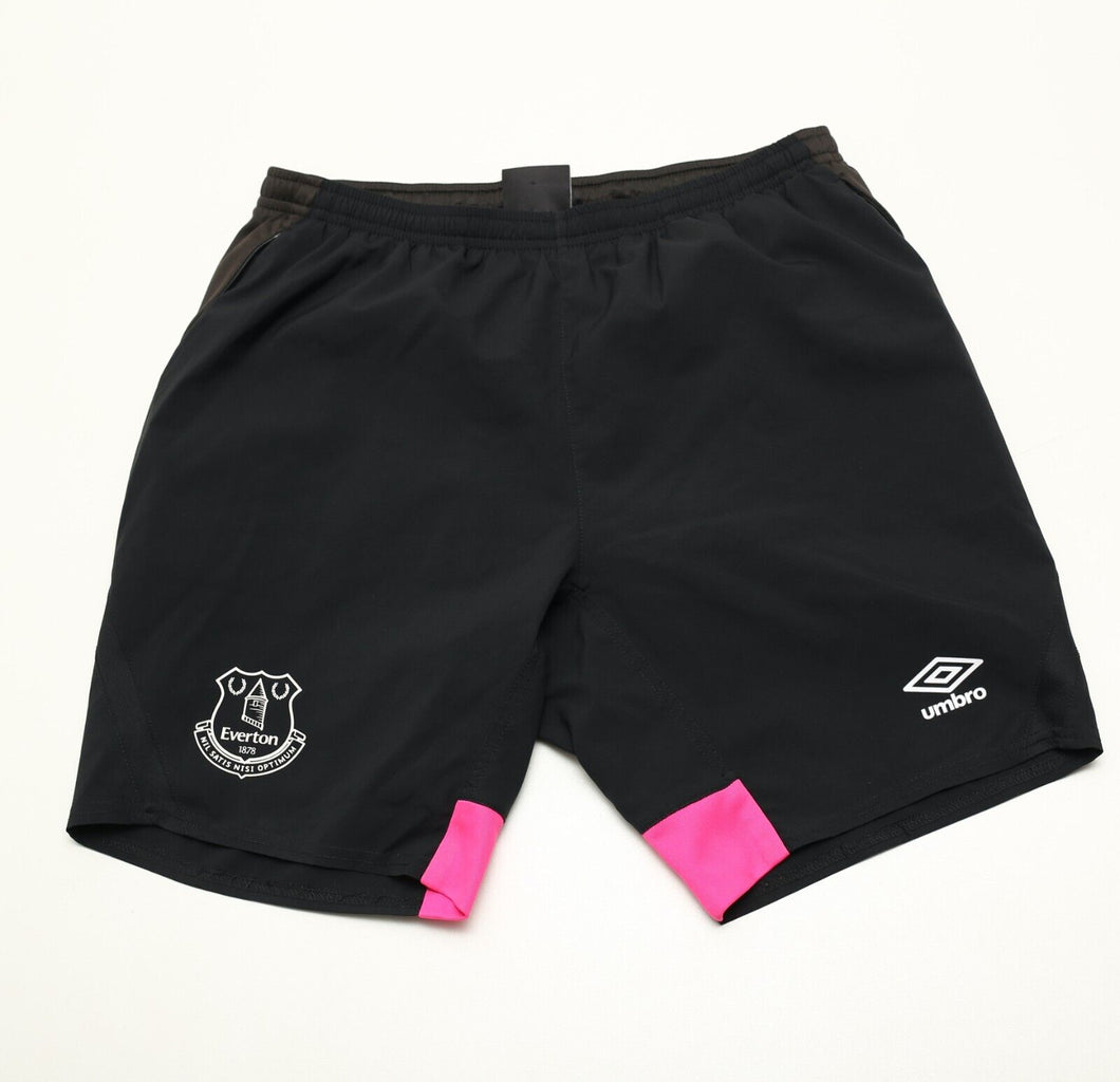 2017/18 EVERTON Vintage Umbro Training Kit Football Shorts (S)