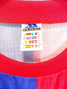 1995/96 BAYERN MUNICH Vintage adidas Football Training Shirt (XL) Matthaus Era
