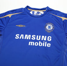 Load image into Gallery viewer, 2005/06 J. COLE #10 Chelsea Vintage Umbro UCL Home Football Shirt Jersey (XL)
