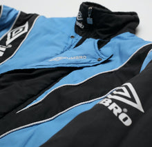 Load image into Gallery viewer, 1992/93 SHEFFIELD WEDNESDAY Vintage Umbro Football Bench Coat Jacket (S/M)
