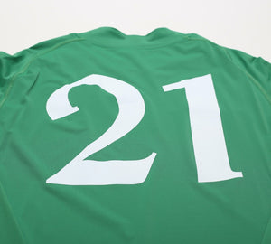 2006/07 #21 WALES Vintage KAPPA Goalkeeper Match Issue Football Shirt (L/XXL)