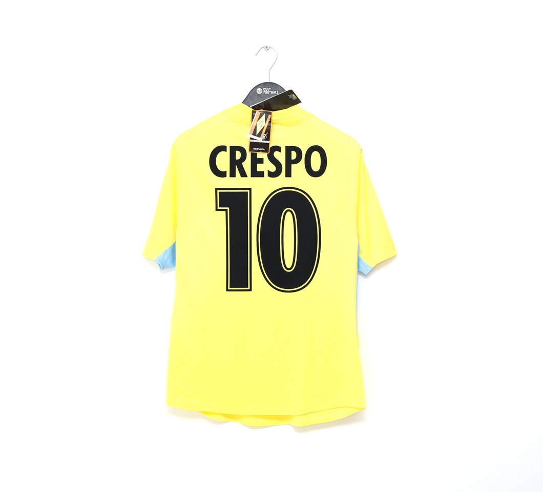 2001/02 CRESPO #10 Lazio Vintage PUMA Away Football Shirt (M/L) BNWT