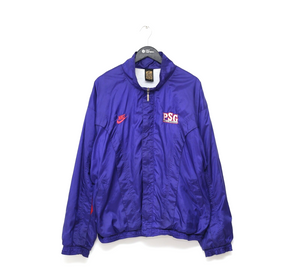 1992/93 PSG Vintage Nike Football Track Top Jacket (XL) Paris Saint Germain
