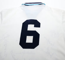Load image into Gallery viewer, 1995 ENGLAND Vintage Umbro Home MATCH WORN/ISSUED/SIGNED Football Shirt (XL)

