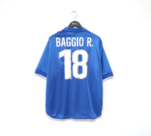 Load image into Gallery viewer, 1998/99 BAGGIO .R #18 Italy Vintage Nike Home Football Shirt (XL) WC 98

