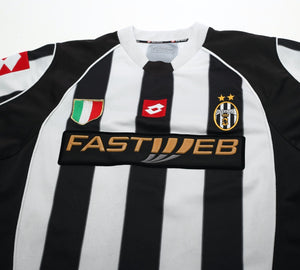 2002/03 CONTE #8 Juventus Vintage Lotto Home Football Shirt Jersey (L)