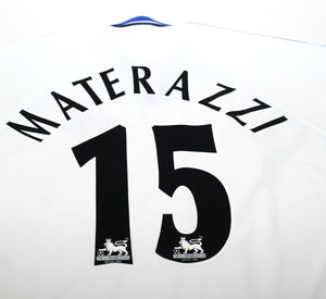 1998/99 MATERAZZI #15 Everton Vintage Umbro Away Football Shirt (XL) Italy Inter