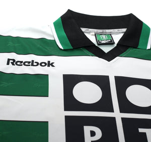 2000/01 SPORTING CP Vintage Reebok Home Football Shirt Jersey (M) LISBON