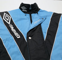 Load image into Gallery viewer, 1992/93 SHEFFIELD WEDNESDAY Vintage Umbro Football Bench Coat Jacket (S/M)
