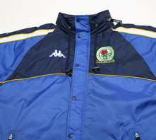 Load image into Gallery viewer, 2000/02 BLACKBURN ROVERS Vintage Kappa Football Bench Coat Jacket (L)
