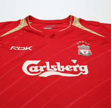 Load image into Gallery viewer, 2005/06 GERRARD #8 Liverpool Vintage Reebok UCL Home Football Shirt Jersey (L)
