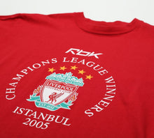 Load image into Gallery viewer, 2004/05 LIVERPOOL Reebok Champions League Winners Istanbul Football T Shirt (M)
