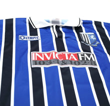 Load image into Gallery viewer, 1995/96 #4 GILLINGHAM Vintage Olympic Home Match Worn/Issued Football Shirt (XL)
