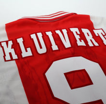 Load image into Gallery viewer, 1996/97 KLUIVERT #9 Ajax Vintage Umbro Home Football Shirt Jersey (XL)
