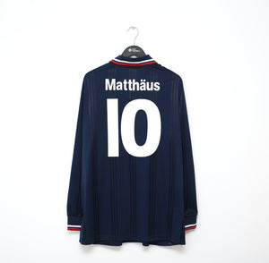 2019/20 MATTHAUS #10 Bayern Munich Retro adidas Icons Football Shirt (XL)