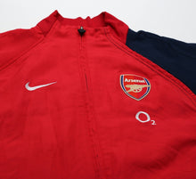 Load image into Gallery viewer, 2004/05 ARSENAL Vintage Nike Football Track Top Jacket (S/M)
