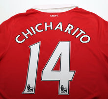 Load image into Gallery viewer, 2010/11 CHICHARITO #14 Manchester United Vintage Nike Home Football Shirt (L)
