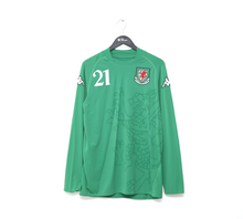 Load image into Gallery viewer, 2006/07 #21 WALES Vintage KAPPA Goalkeeper Match Issue Football Shirt (L/XXL)
